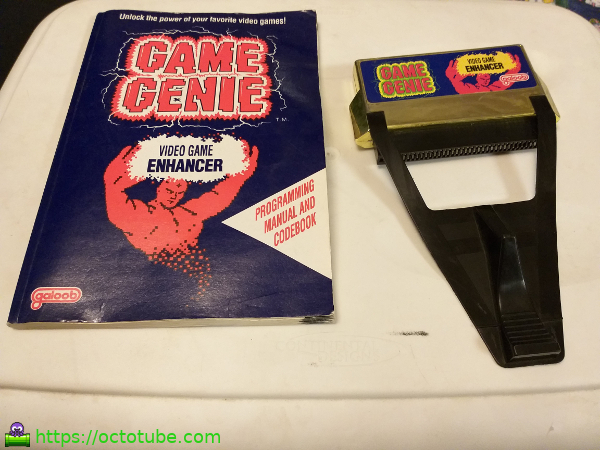 Game Genie for NES with book