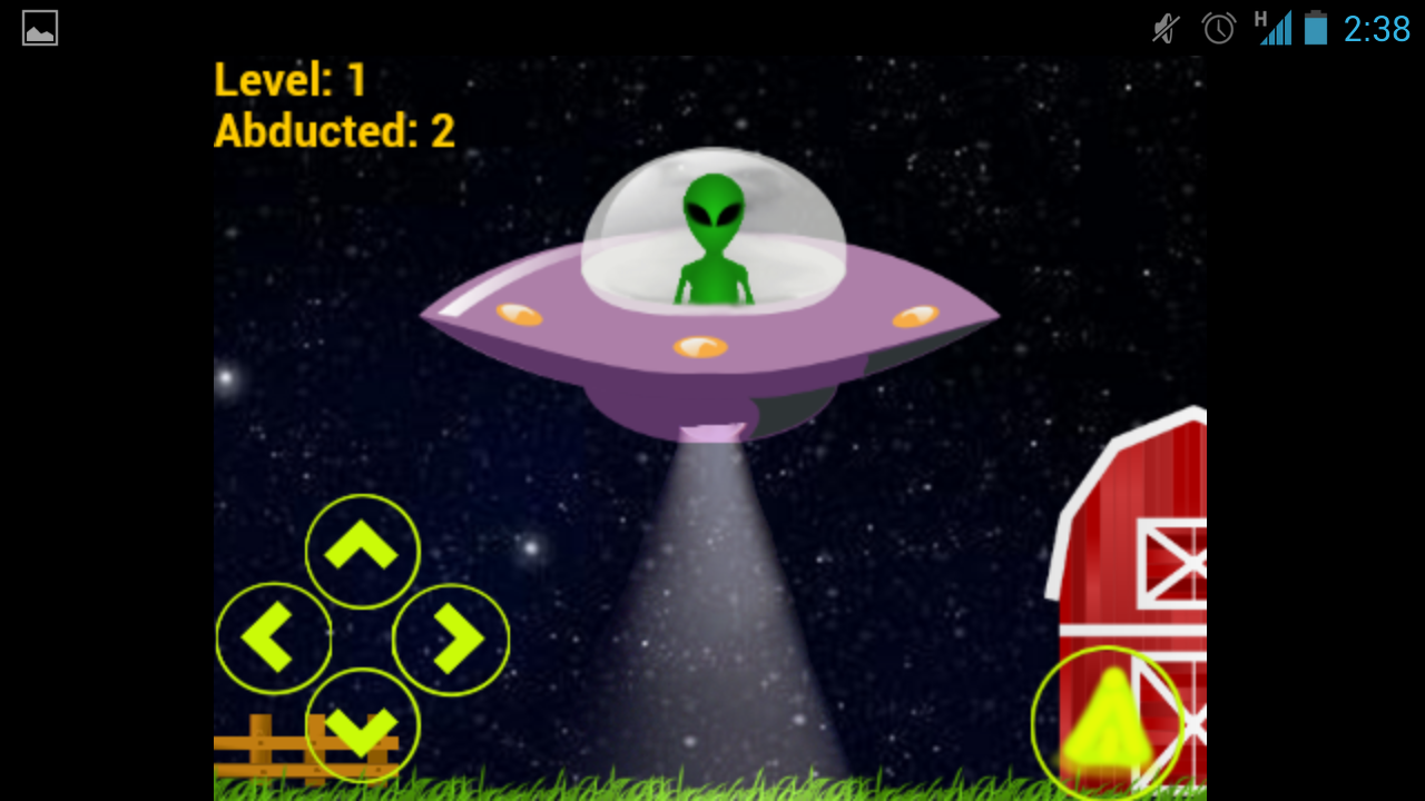 Alien Abduction game screenshot 2