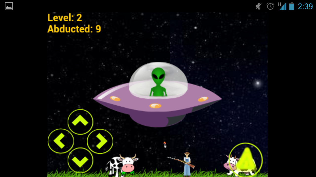 Alien Abduction game screenshot 4