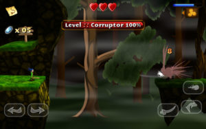 Swordigo Android Screenshot - Meeting a corruptor