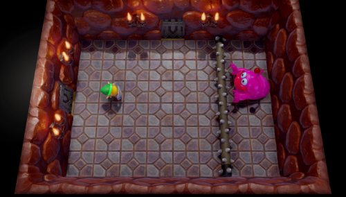 Link's Awakening Switch - pink monster