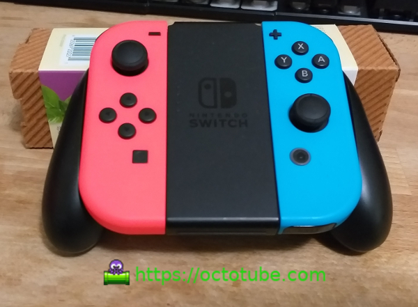 Joy-Con with grip