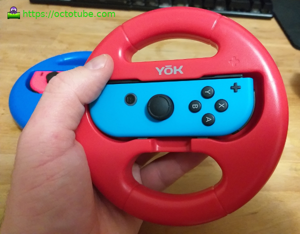 Joy-Con in a steering wheel controller